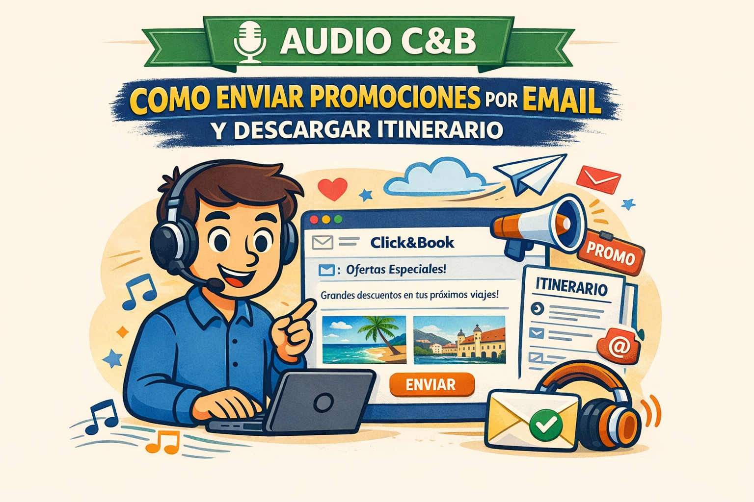 Cómo enviar promociones por email