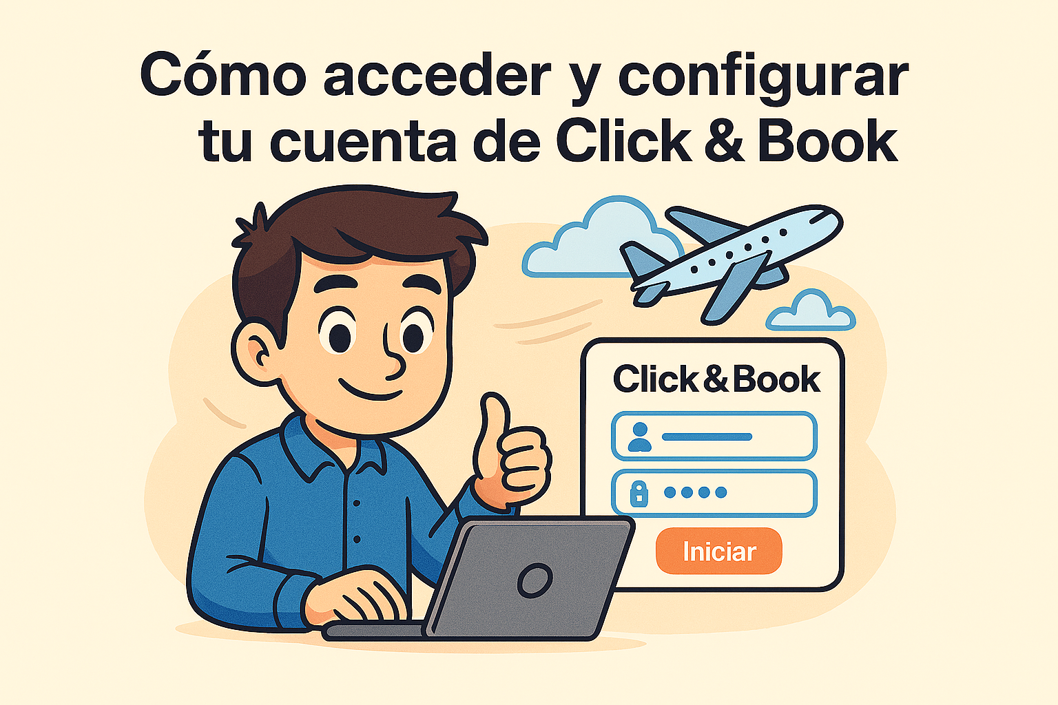 Cómo acceder y configurar tu cuenta de Click & Book