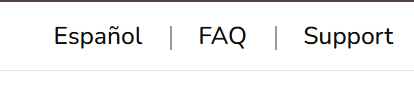 How do I change the website language?